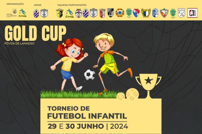 Póvoa de Lanhoso recebe a segunda edição do Torneio de Futebol Infantil Gold Cup